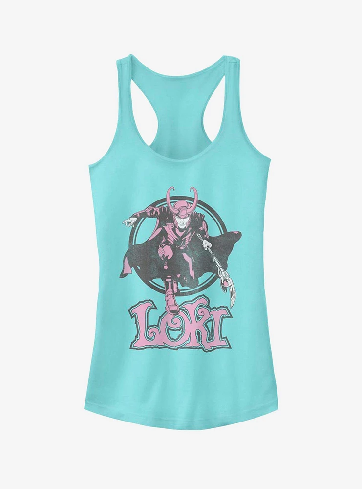 Marvel Loki Pretty Pink Girls Tank