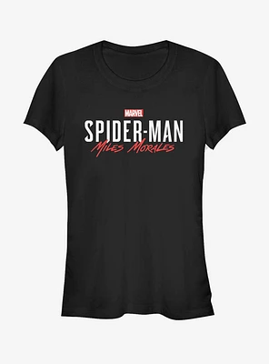 Marvel Spider-Man Game Title Miles Morales Girls T-Shirt