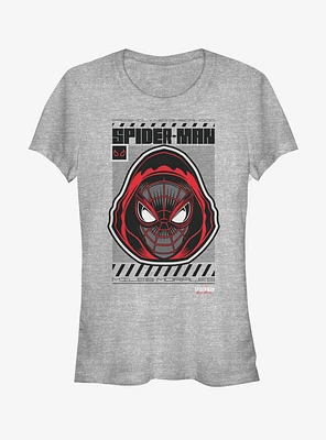 Marvel Spider-Man Hooded Hero Miles Morales Girls T-Shirt