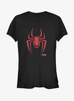 Marvel Spider-Man Icon Logo Miles Morales Girls T-Shirt