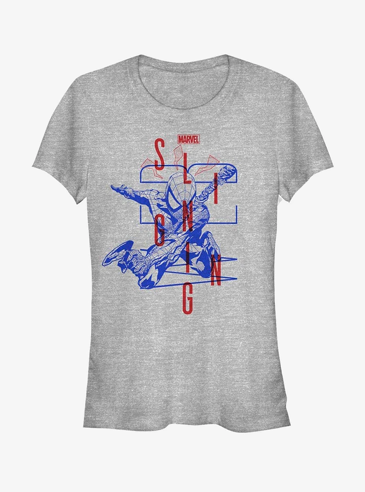 Marvel Spider-Man Blue Girls T-Shirt