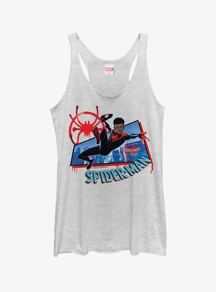 Marvel Spider-Man City Miles Girls Tank