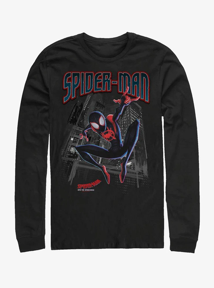 Marvel Spider-Man Tower Hero Long-Sleeve T-Shirt