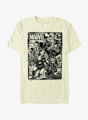 Marvel Avengers Group Fighters T-Shirt