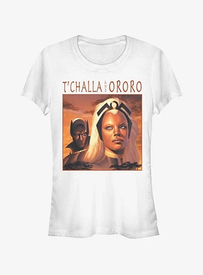 Marvel Black Panther T'challa and Ororo Power Girls T-Shirt