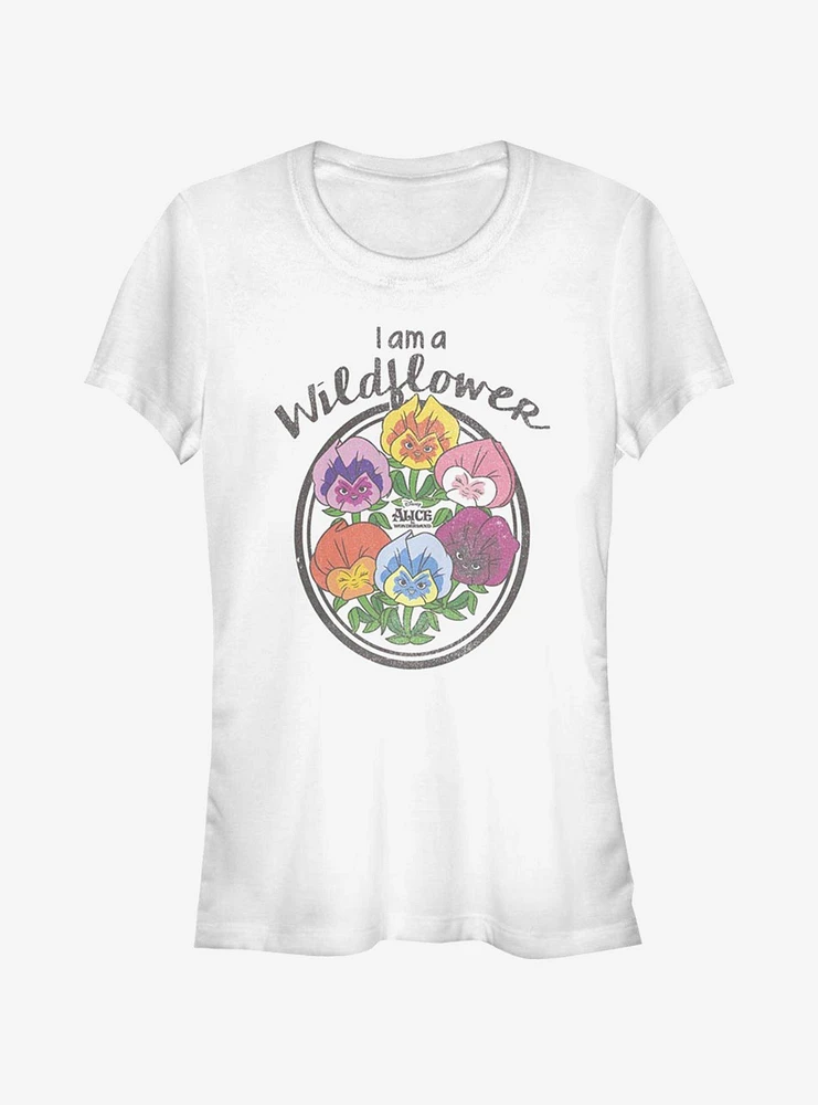 Disney Alice Wonderland Wildflower Girls T-Shirt