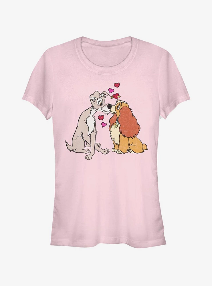 Disney Lady And The Tramp Puppy Love Girls T-Shirt