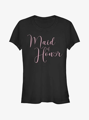 Disney Mickey Mouse Maid Of Honor Girls T-Shirt