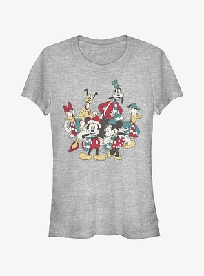 Disney Mickey Mouse Holiday Group Girls T-Shirt