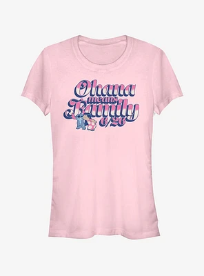 Disney Lilo & Stitch Ohana Girls T-Shirt