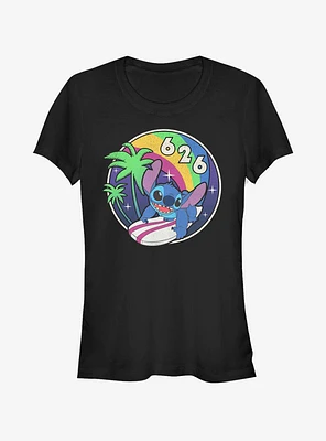 Disney Lilo & Stitch Retro Rainbow Girls T-Shirt