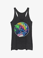 Disney Lilo & Stitch Retro Rainbow Girls Tank