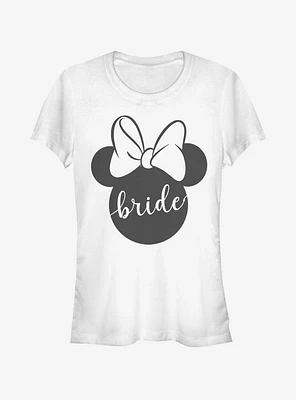 Disney Mickey Mouse Bow Bride Girls T-Shirt