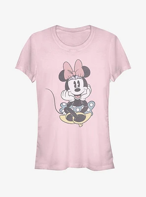 Disney Mickey Mouse Minnie Sit Girls T-Shirt