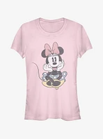 Disney Mickey Mouse Minnie Sit Girls T-Shirt