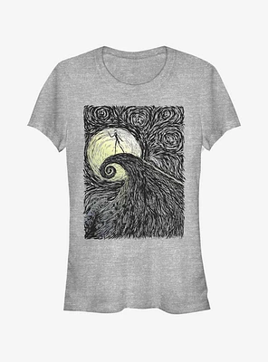 The Nightmare Before Christmas Spiral Hill Girls T-Shirt