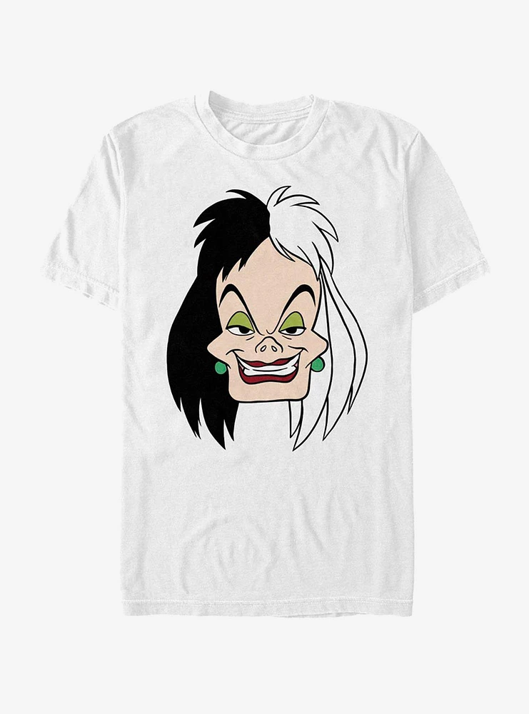 Disney 101 Dalmatians Cruella Big Face T-Shirt