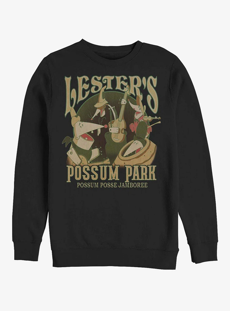 Disney A Goofy Movie Lesters Possum Park Crew Sweatshirt