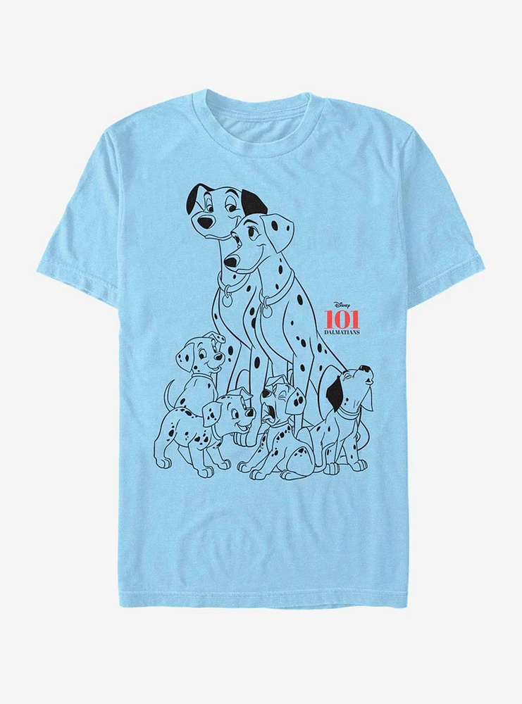 Disney 101 Dalmatians Dog Pile T-Shirt