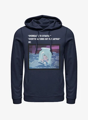 Disney Alice Wonderland Anxiety Meme Hoodie