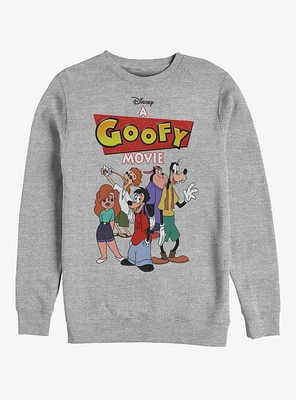 Disney A Goofy Movie Logo Group Crew Sweatshirt