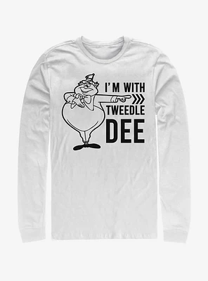 Disney Alice Wonderland I'm With Tweedle Dee Long-Sleeve T-Shirt