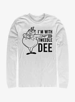 Disney Alice Wonderland I'm With Tweedle Dee Long-Sleeve T-Shirt