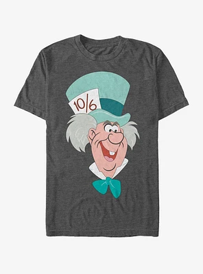 Disney Alice Wonderland Mad Hatter Big Face T-Shirt