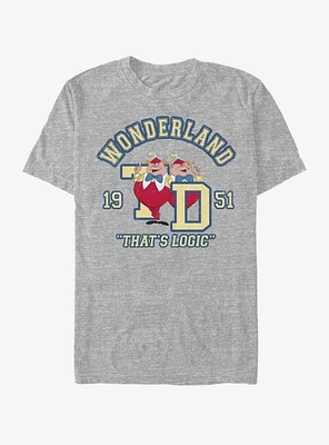 Disney Alice Wonderland Tweedle Collegiate T-Shirt