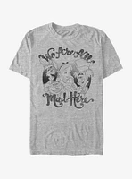 Disney Alice Wonderland All Mad Here T-Shirt