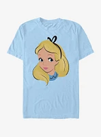 Disney Alice Wonderland Big Face T-Shirt