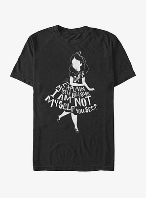 Disney Alice Wonderland Not Myself T-Shirt