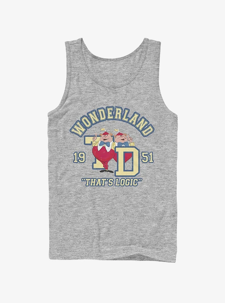 Disney Alice Wonderland Tweedle Collegiate Tank