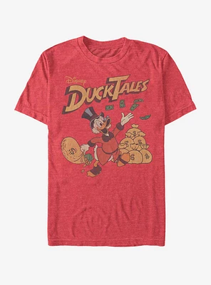 Disney Ducktales Scrooge Throwing Dollars T-Shirt