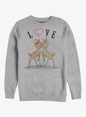Disney Bambi Love Crew Sweatshirt