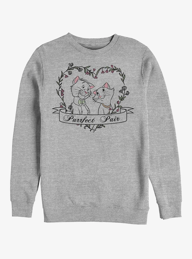 Disney The Aristocats Duchess And O'Malley Purrfect Crew Sweatshirt