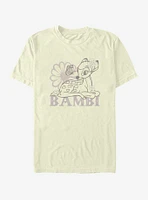 Disney Bambi Simple Flowers T-Shirt