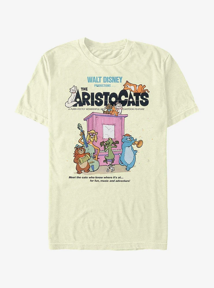 Disney The Aristocats Classic Poster T-Shirt