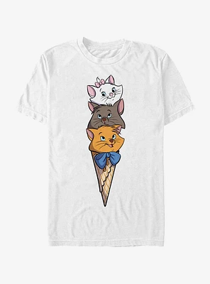 Disney The Aristocats Kitten Ice Cream Stack T-Shirt