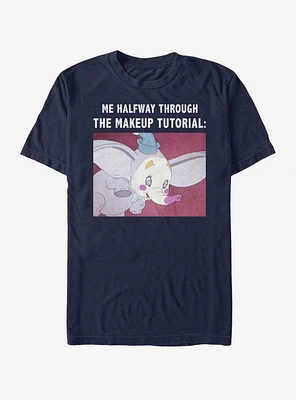 Disney Dumbo Makeup Meme T-Shirt