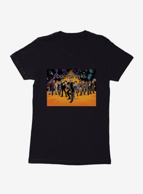 Doctor Who Twelfth Line Up Womens T-Shirt
