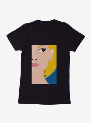 Doctor Who Thirteenth Illustration Starry Eyes Womens T-Shirt