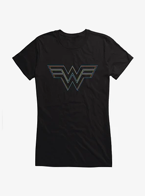 DC Comics Wonder Woman 1984 Linear Logo Girls T-Shirt