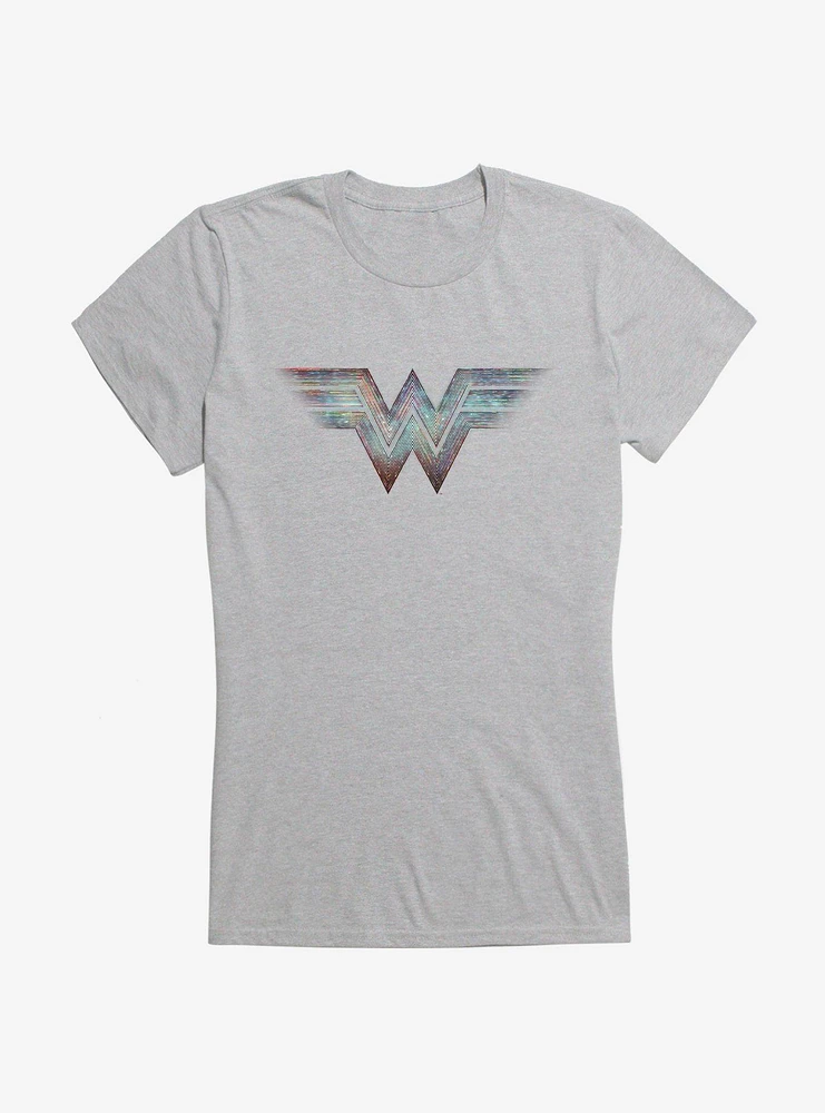 DC Comics Wonder Woman 1984 Multicolored Logo Girls T-Shirt