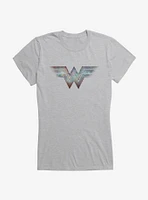 DC Comics Wonder Woman 1984 Multicolored Logo Girls T-Shirt