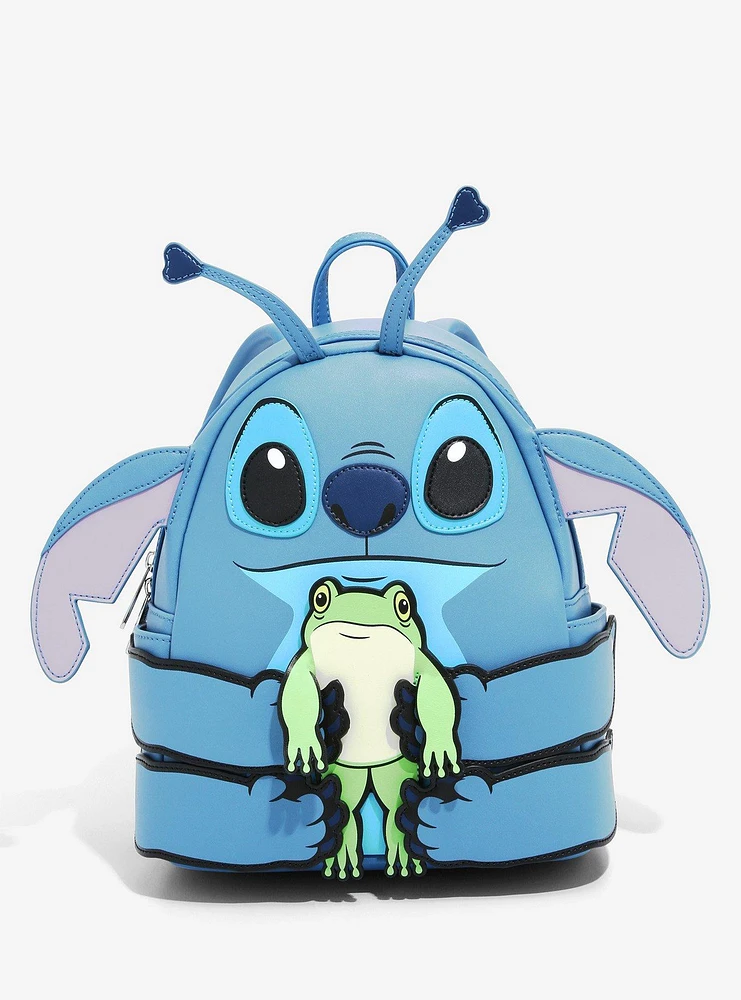Loungefly Disney Lilo & Stitch Frog Figural Mini Backpack - BoxLunch Exclusive