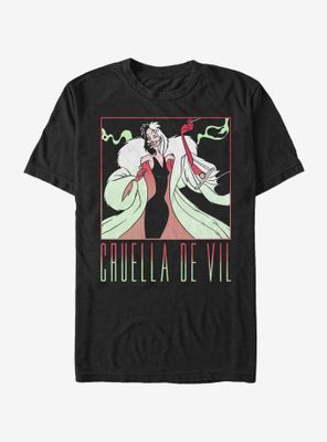 Disney 101 Dalmatians Cruella The Cruel T-Shirt