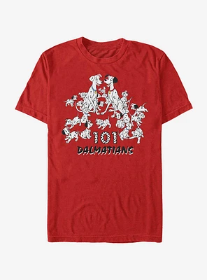 Disney 101 Dalmatians Dalmatian Group T-Shirt