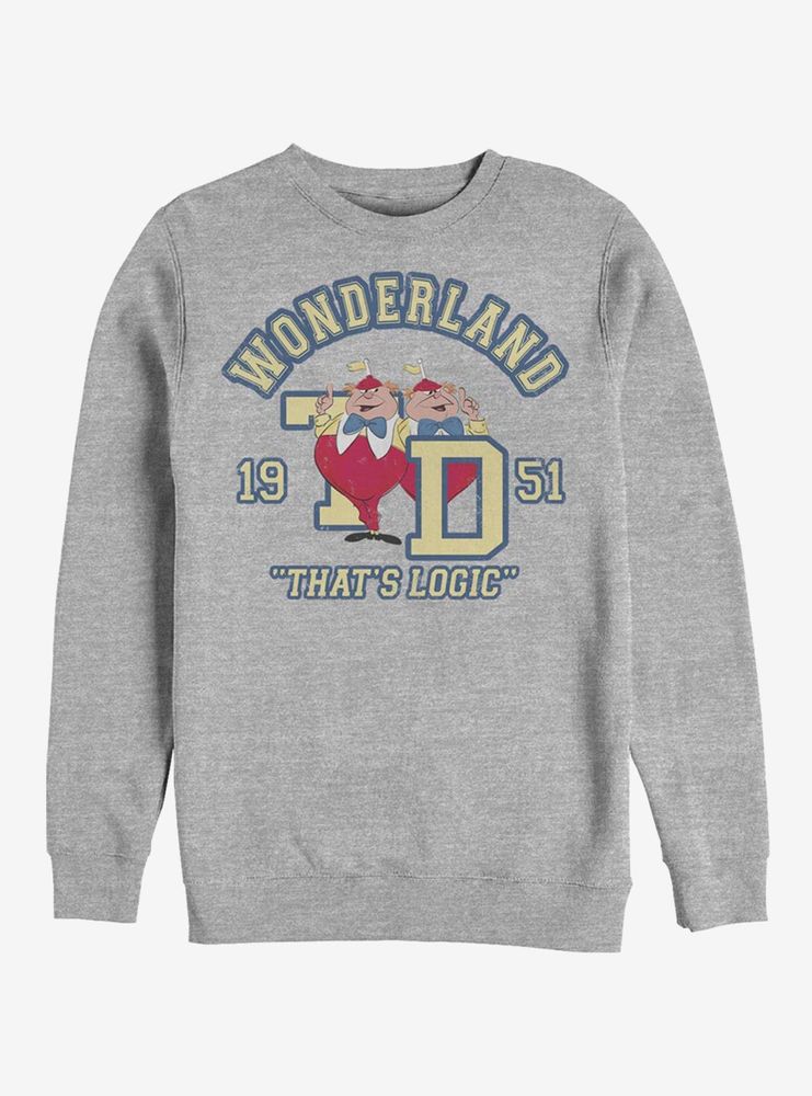 Disney Alice Wonderland Tweedle Collegiate Sweatshirt