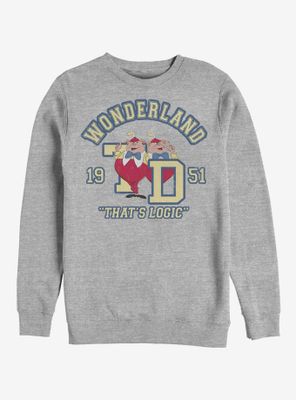 Disney Alice Wonderland Tweedle Collegiate Sweatshirt